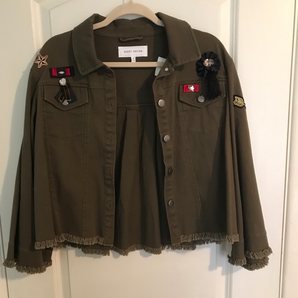 Army Green Denim Jacket